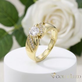 Anello GOLDFILLED antiallergico, diverse misure colore 14K