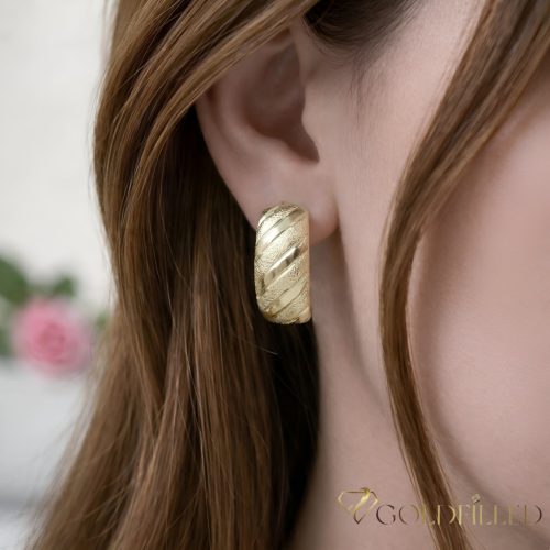 Orecchino GOLDFILLED antiallergico 22 mm colore 14K