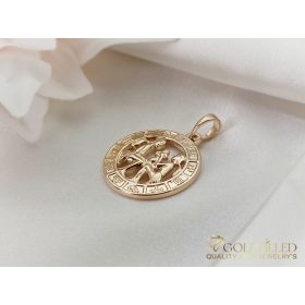   Orecchino GOLDFILLED antiallergico con pendente 28mm colore 18K