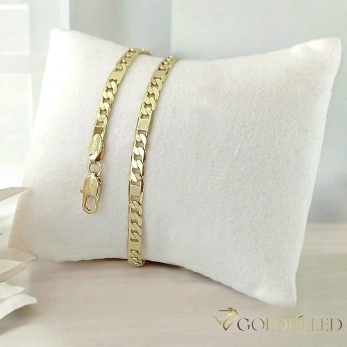 Bracciale GOLDFILLED antiallergico 20cm/4,5 mm colore 14K