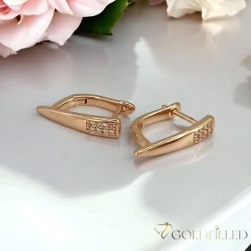 Orecchino GOLDFILLED antiallergico 17mm colore 18K