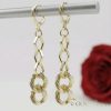 Orecchini GOLDFILLED antiallergici 54mm colore 14K