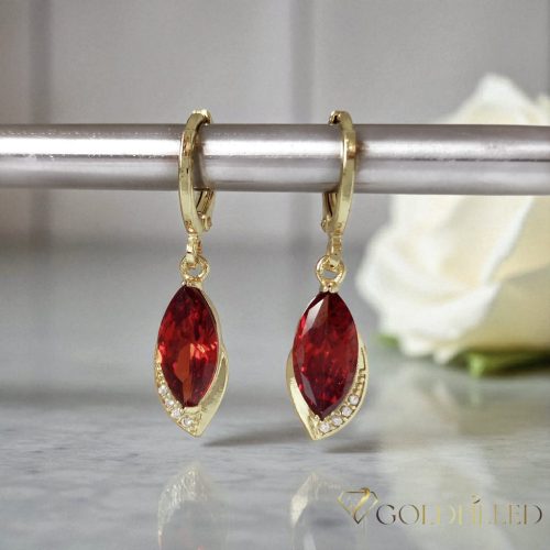 Orecchini GOLDFILLED antiallergici 34mm colore 14K