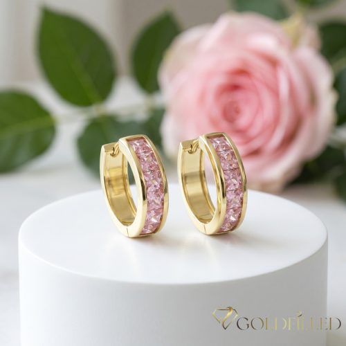 Orecchino GOLDFILLED antiallergico 19mm colore 18K