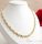 Collana GOLDFILLED antiallergica esclusiva in diverse dimensioni 7 mm  colore 14K