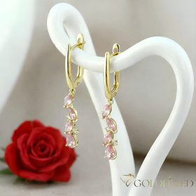 Orecchini GOLDFILLED antiallergici 42mm colore 14K