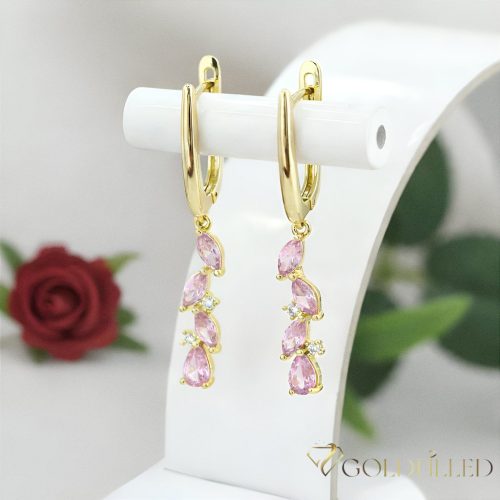 Orecchini GOLDFILLED antiallergici 42mm colore 14K