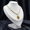 Collana GOLDFILLED antiallergica 50cm/5,2mm + Pendente colore 14K