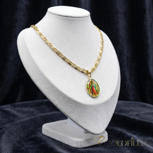 Collana GOLDFILLED antiallergica 50cm/5,2mm + Pendente colore 14K