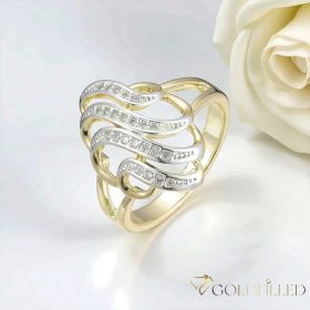 Anello GOLDFILLED antiallergico, diverse misure colore 14K