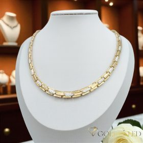  Collana GOLDFILLED antiallergica 50 cm/ 7 mm colore multicolore 18K