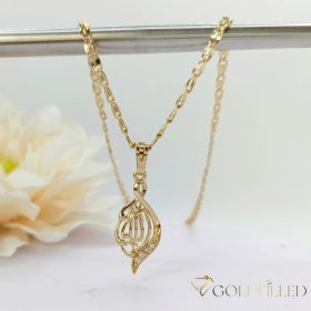   Collana GOLDFILLED antiallergica 45cm/3mm + Pendente colore 18K