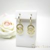 Orecchini GOLDFILLED antiallergici 33mm colore 14K