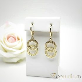Orecchini GOLDFILLED antiallergici 33mm colore 14K