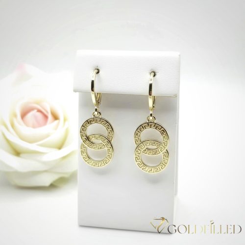 Orecchini GOLDFILLED antiallergici 33mm colore 14K