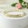 Bracciale GOLDFILLED antiallergico 19cm/6mm colore 14K