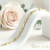 Bracciale GOLDFILLED antiallergico 19cm/7mm colore 14K