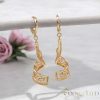 Orecchini GOLDFILLED antiallergici 50mm colore 18K
