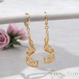 Orecchini GOLDFILLED antiallergici 50mm colore 18K