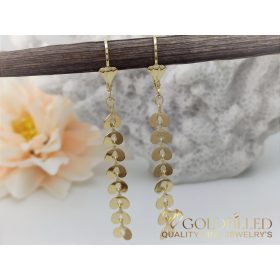Orecchini GOLDFILLED antiallergici 60mm colore 14K