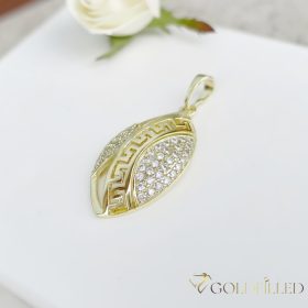 Pendente GOLDFILLED antiallergico 30mm colore 18K