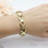 Bracciale GOLDFILLED antiallergico 19cm/14mm colore 14K