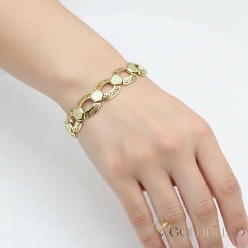 Bracciale GOLDFILLED antiallergico 19cm/14mm colore 14K