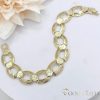 Bracciale GOLDFILLED antiallergico 19cm/14mm colore 14K