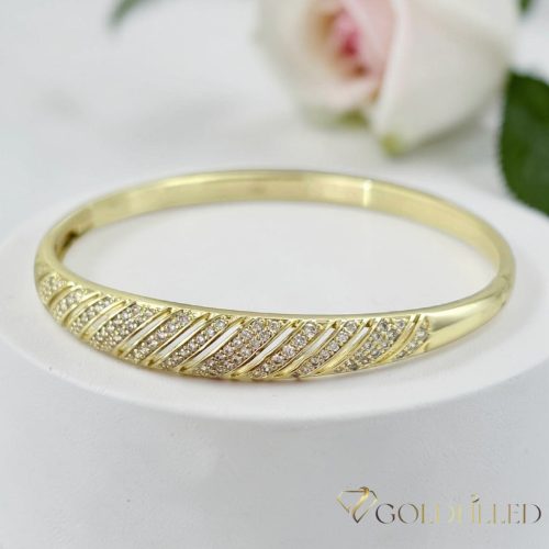 Bracciale GOLDFILLED antiallergico 7-4mm colore  (14K) diametro 60mm "apribile"