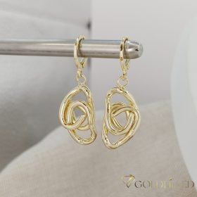 Orecchini GOLDFILLED antiallergici 38mm colore 14K