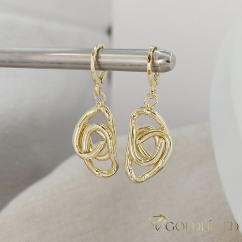 Orecchini GOLDFILLED antiallergici 38mm colore 14K