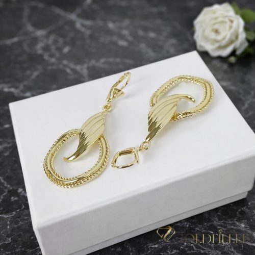 Orecchini GOLDFILLED antiallergici 54mm colore 14K