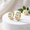 Orecchino GOLDFILLED antiallergico 15mm colore 18K
