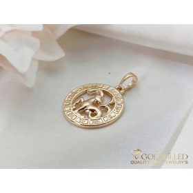   Orecchino GOLDFILLED antiallergico con pendente 28mm colore 18K