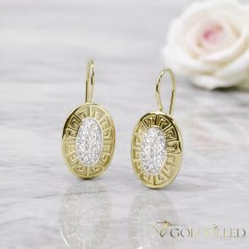 Orecchini GOLDFILLED antiallergici 35mm colore 14K