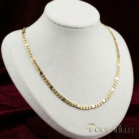   Collana "Figaro" GOLDFILLED antiallergica  in diverse dimensioni 4,5 mm  colore 14K