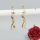 Orecchini GOLDFILLED antiallergici 34mm colore 14K