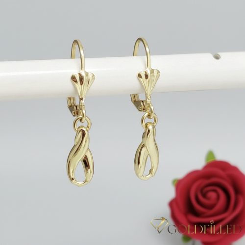 Orecchini GOLDFILLED antiallergici 34mm colore 14K
