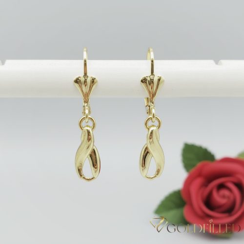 Orecchini GOLDFILLED antiallergici 34mm colore 14K
