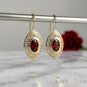 Orecchini GOLDFILLED antiallergici 42mm colore 14K