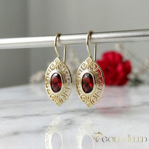 Orecchini GOLDFILLED antiallergici 42mm colore 14K