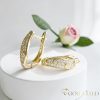 Orecchino GOLDFILLED antiallergico 16mm colore 18K