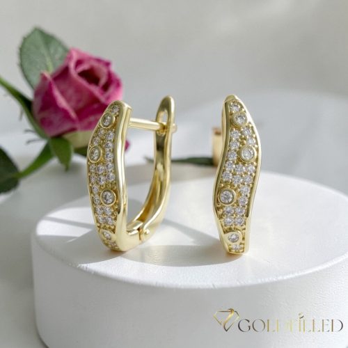 Orecchino GOLDFILLED antiallergico 16mm colore 18K