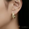 Orecchino GOLDFILLED antiallergico 18mm colore 18K