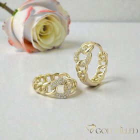 Orecchino GOLDFILLED antiallergico 16mm colore 18K