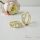 Orecchino GOLDFILLED antiallergico 16mm colore 18K