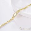 Bracciale GOLDFILLED antiallergico 18cm/4-8 mm colore 14K