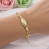 Bracciale GOLDFILLED antiallergico 18cm/4-8 mm colore 14K