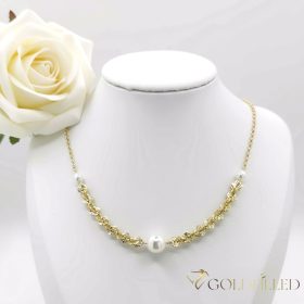Collana GOLDFILLED antiallergica 45cm/2-5mm colore 14K