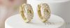 Orecchino GOLDFILLED antiallergico 14mm colore 14K 